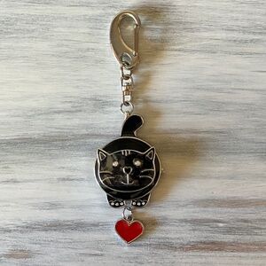 Cat Clip Charm Watch